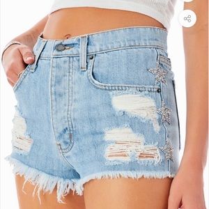 High Waisted Jean Shorts